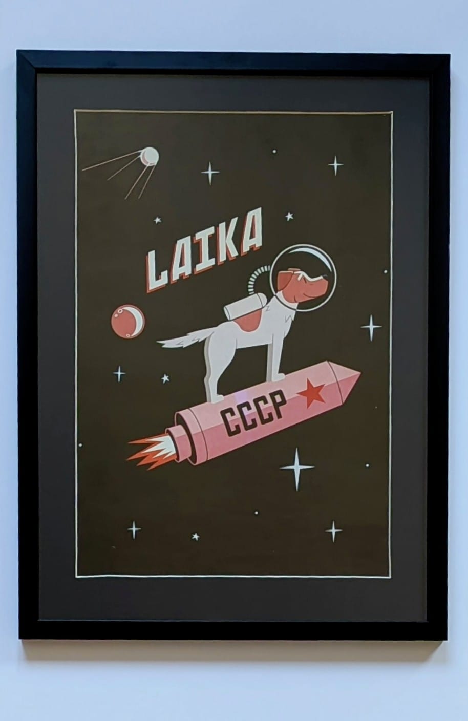 Delicate watercolour with conservation mountboard